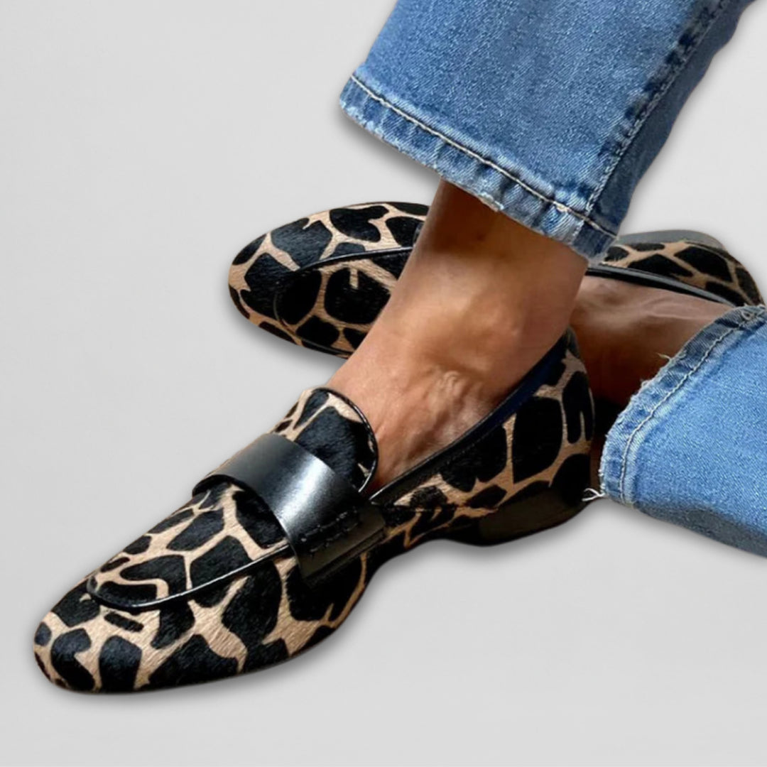 RUFINA | Leopard Print Slippers