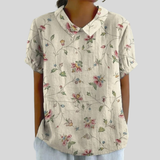 Elegantes Komfort-Blumenshirt