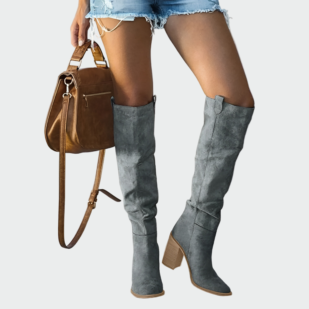 Knöchelhohe orthopädische Lederstiefel