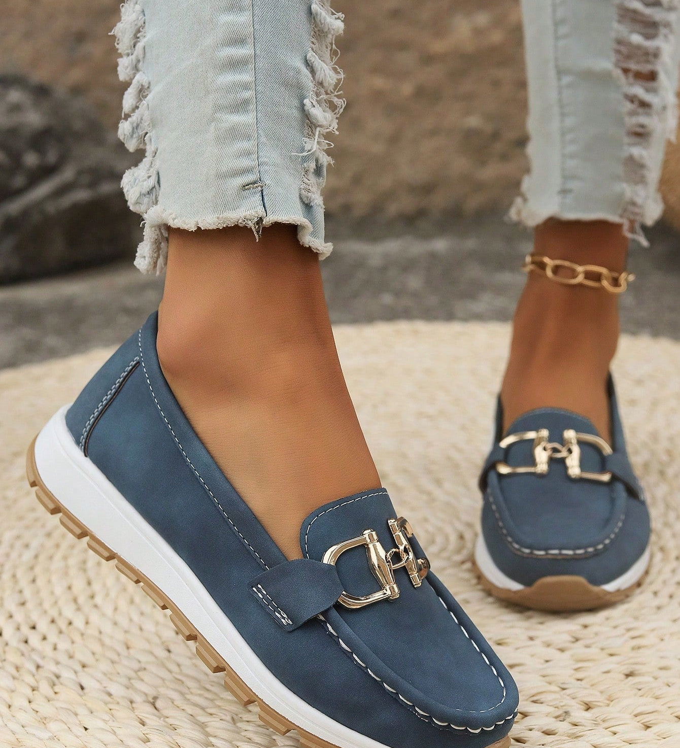DOMINGA | Flat loafers with buckle