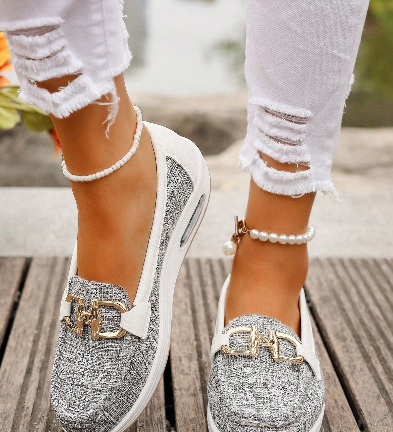 DOMINGA | Flat loafers with buckle