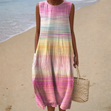 Bequeme Ärmelloses Sommerkleid