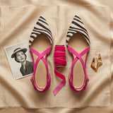 CALIXTA | Ballet Pumps with Crossed Straps