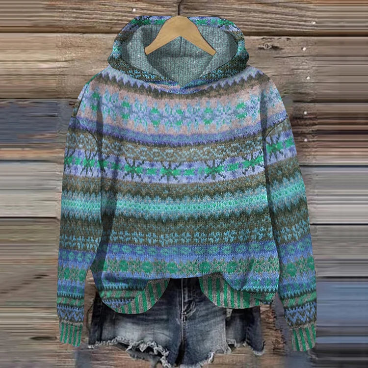 Gaby | Retro Ethnischer Pullover