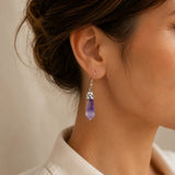 Amethyst Gemstone Dangle Earrings
