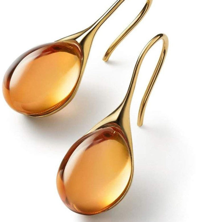 Elegant Crystal Drop Earrings