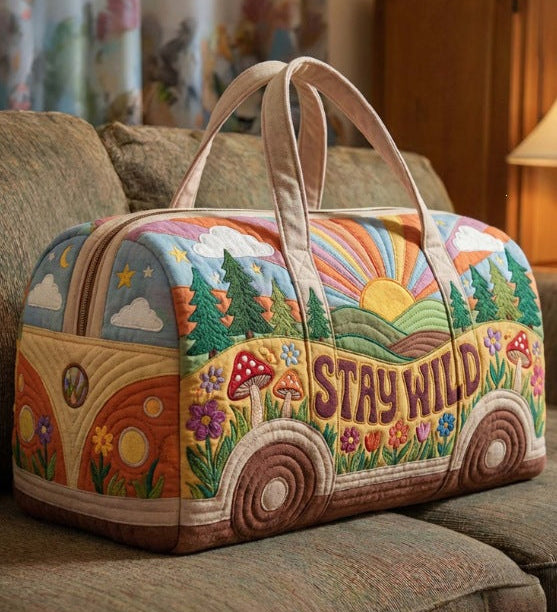 ROAMVANA | QUILTED TRAVEL DUFFLE BAG