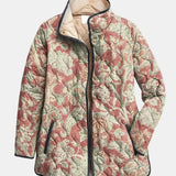 Naya | Vintage Floral Casual Quilted Jacket