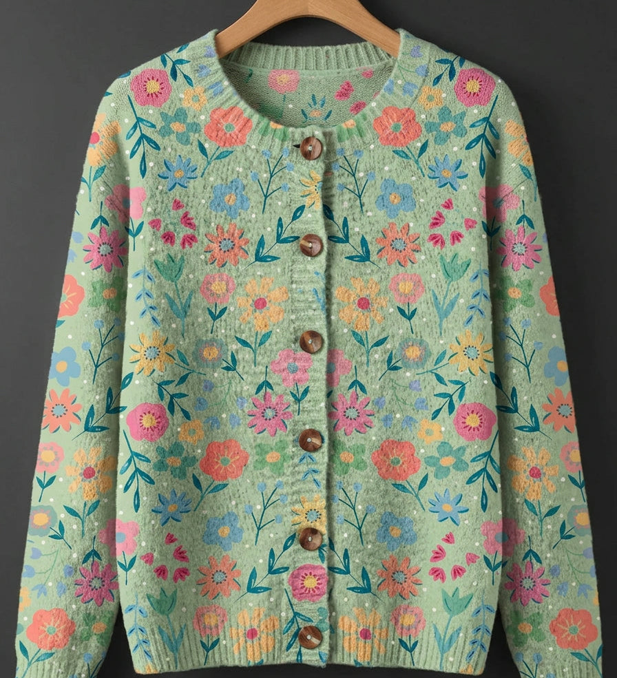 Foxfield™ | Women's Vintage Floral Cardigan