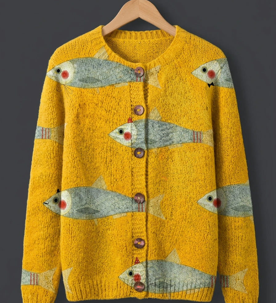 Anouk™ | Vintage Knit Cardigan Sweater