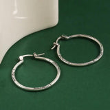 Classic Silver Hoop Earrings
